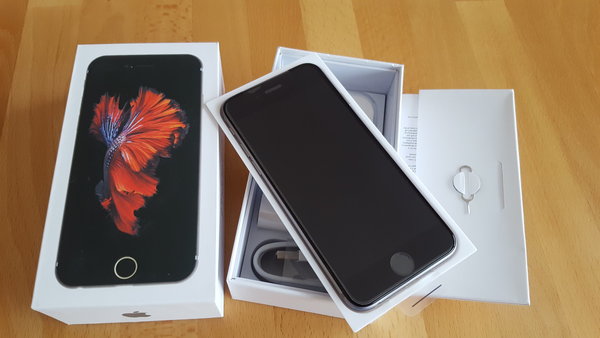 Apple iPhone 6s in Spacegrau, Silber, Gold oder Rosegold