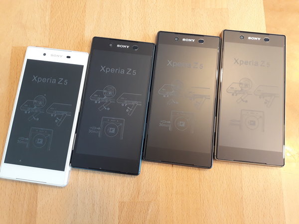 Sony Xperia Z5 in Weiss/Silber, Gold, Schwarz oder Grün